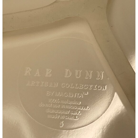 Rae Dunn Artisan Collection By Magenta "Eat" Ceramic Dessert Plates Set Of 4 8” - Picture 3 of 5